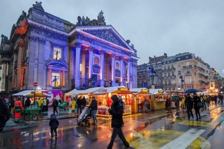 Brussels: 4-Hour Private Christmas Market Guided Tour