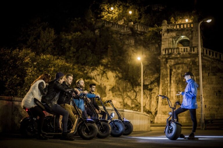 Budapest: Night Tour on Monsteroller E-Scooter