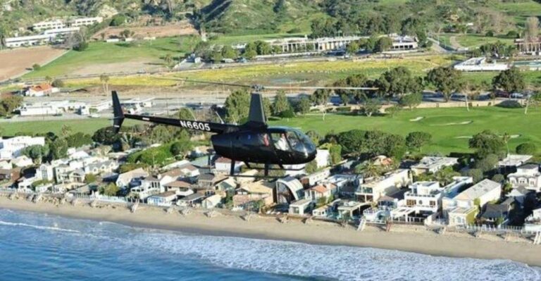 Burbank: Private Helicopter Tour to Waypoint Café