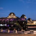 1 bus touched champs elysees paris by night glass of champagne Bus Touched Champs-Elysées PARIS BY NIGHT Glass of Champagne