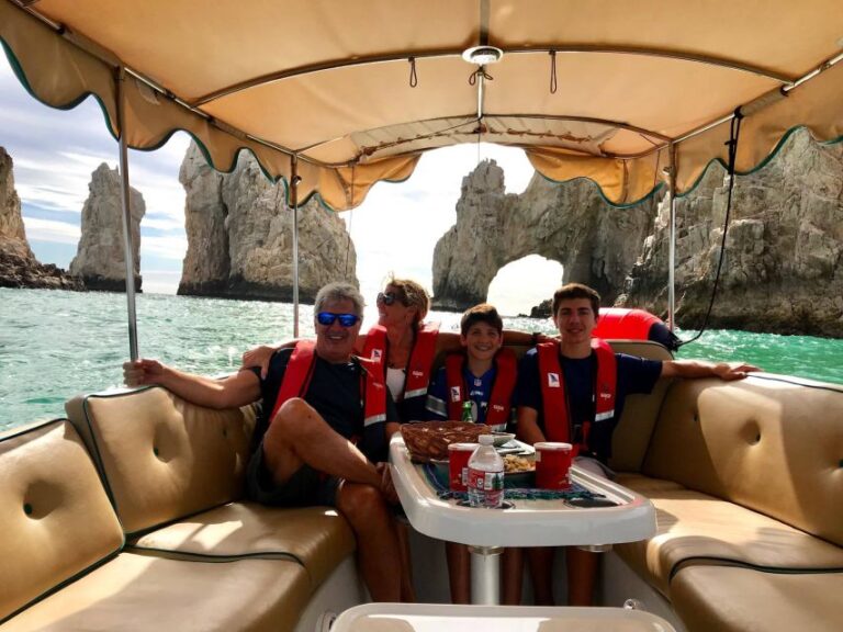 Cabo: Private Sunset Electric Boat Cruise