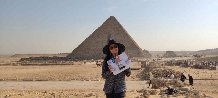 Cairo: Pyramids of Giza Plateau Entrance Ticket