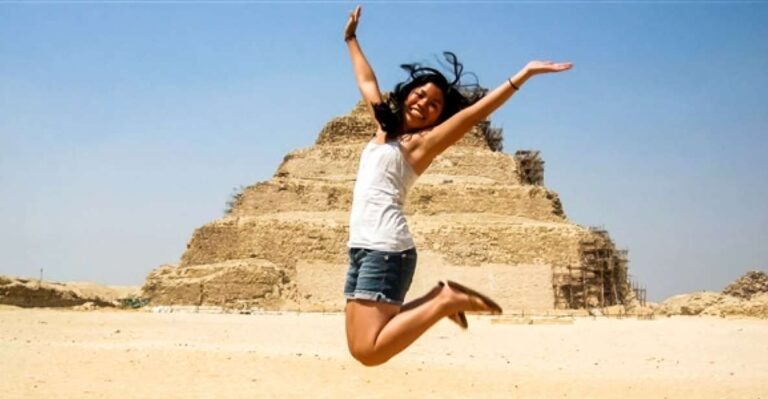 Cairo: Pyramids, Sakkara & Memphis Private Tour With Lunch