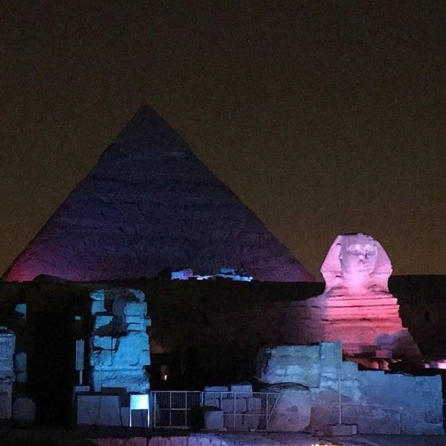 Cairo: Sound & Light Show at the Pyramids With Transfers