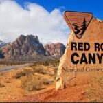 1 california desert red rock sign and seven magic mts California Desert, Red Rock Sign and Seven Magic Mts