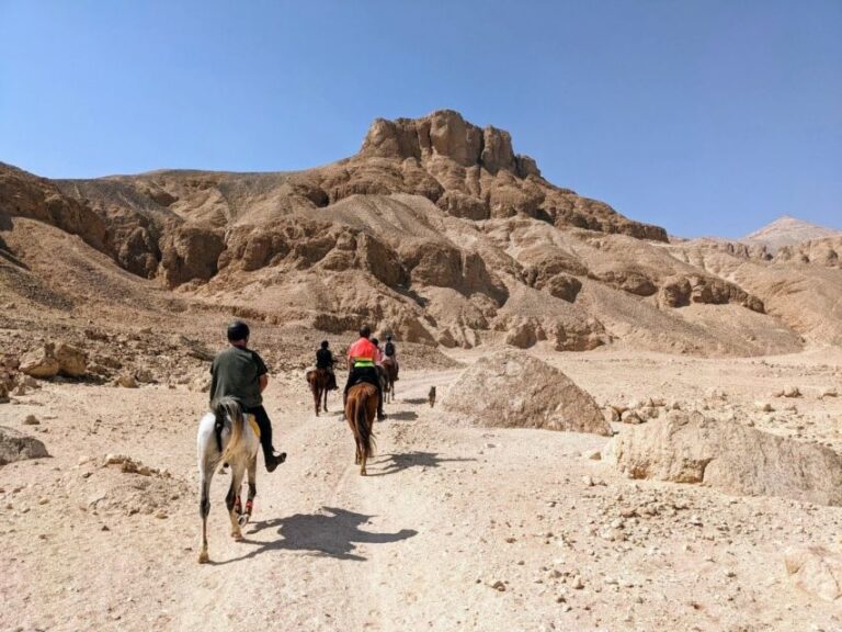 Camping in the Luxor Desert on Horseback