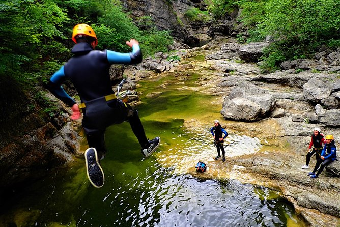 1 canyoning in almbach with a state certified guide Canyoning in Almbach With a State-Certified Guide