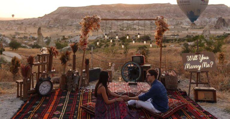 Cappadocia: Love Valley Proposal Service With Transfers