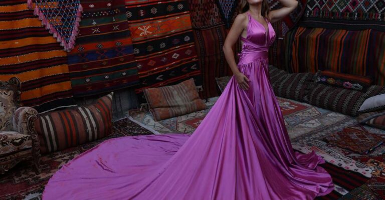 Cappadocia: Photo Shooting With Flying Dress & Carpet House