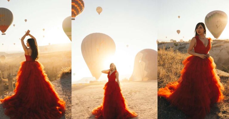 Cappadocia: Photo Shooting With Flying Dresses