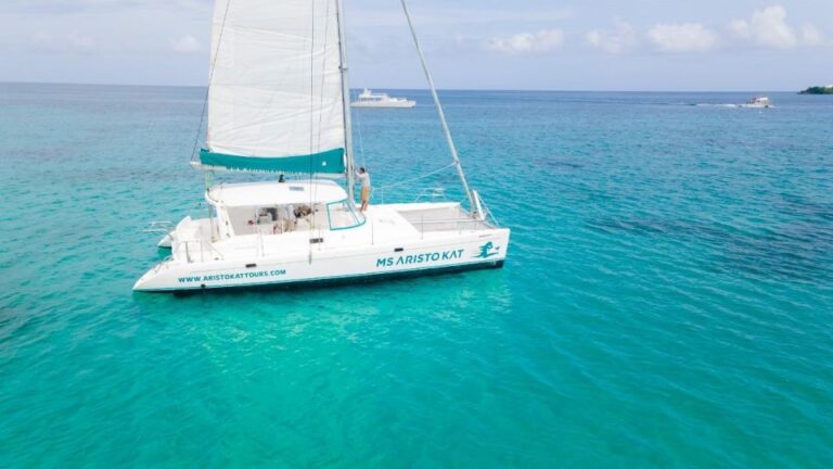 Catamaran Party Cruise and Snorkeling From Montego Bay