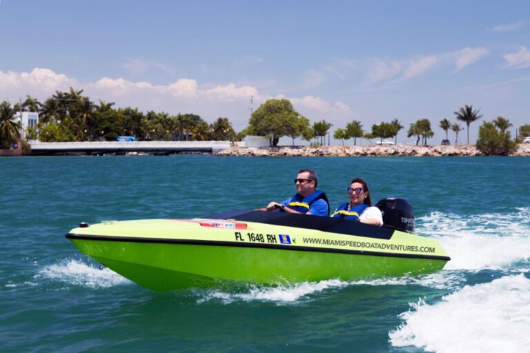 Charleston Harbor 2-Hour Speedboat Adventure