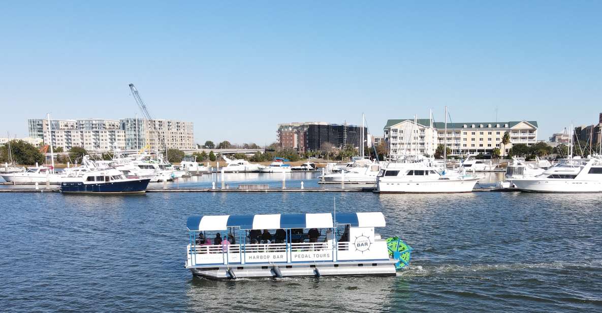 1 charleston harbor bar pedal boat party cruise Charleston: Harbor Bar Pedal Boat Party Cruise