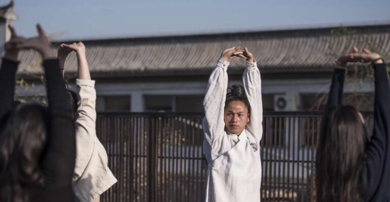 Chinese Kungfu Class in Hutong Courtyard Beside Forbidden Ci