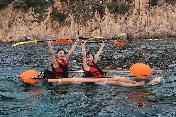1 clear kayak and sup excursion in blanes Clear Kayak and SUP Excursion in Blanes