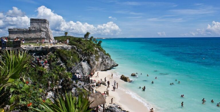 Coba, Tulum, Cenote and Mayan Villagetour With Transport