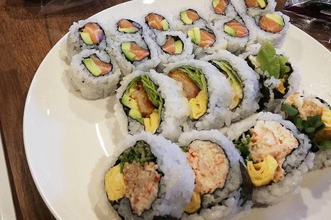 Colorful Japanese Sushi Roll