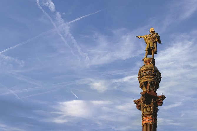 Columbus Monument Admission With Wine and Tapas Option  – Barcelona