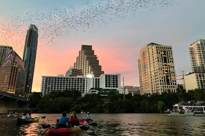 1 congress avenue bat bridge kayak tour in austin Congress Avenue Bat Bridge Kayak Tour in Austin