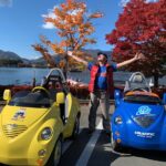 1 cute fun e car tour following guide around lake kawaguchiko Cute & Fun E-Car Tour Following Guide Around Lake Kawaguchiko