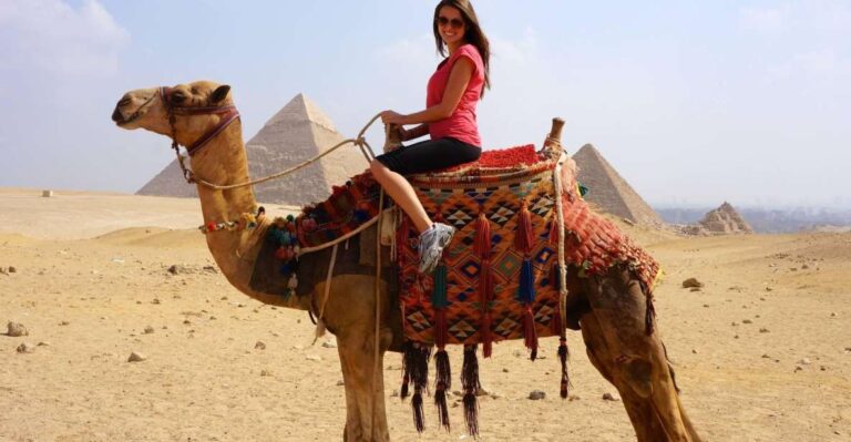 Desert Safari Around The Pyramids of Giza With Camel Riding