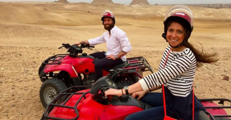 Desert Safari by Quad Bike Around Pyramids