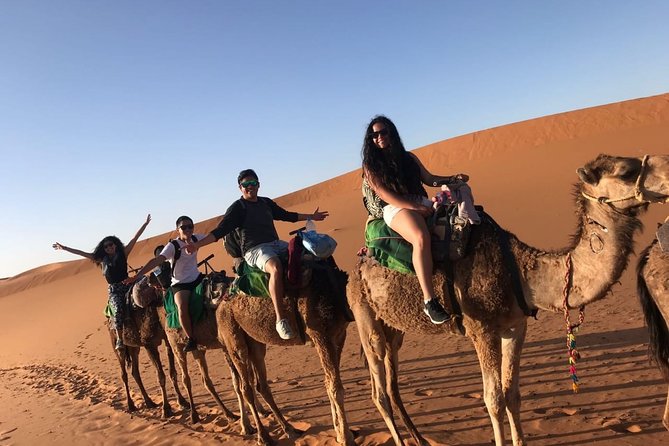 Desert Trips From Marrakech to Merzouga Sand Dunes and Camel Ride 3 Days