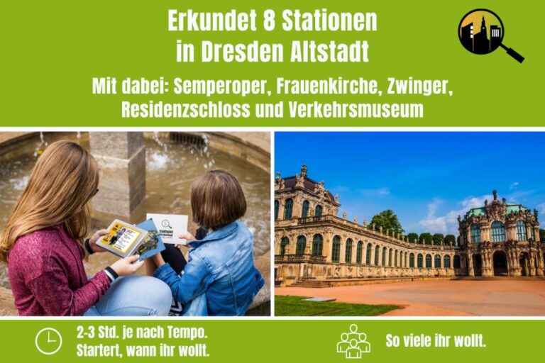 Dresden: Old Town Scavenger Hunt for Children