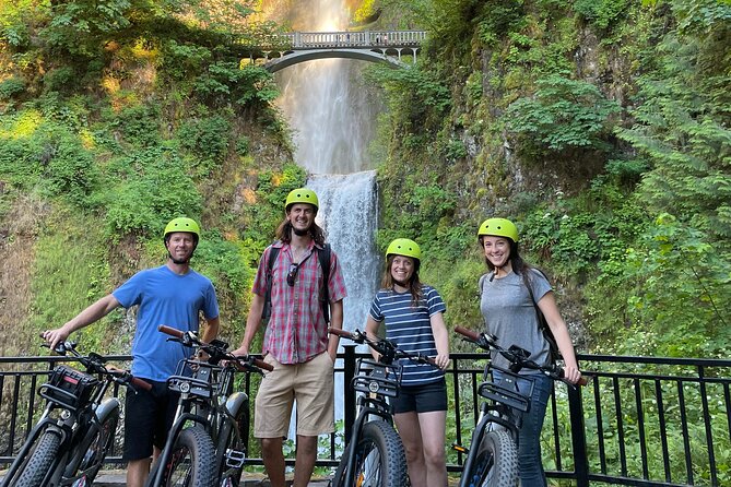 1 ebike tour to multnomah falls and 6 other falls on a scenic biway Ebike Tour to Multnomah Falls and 6 Other Falls on a Scenic Biway