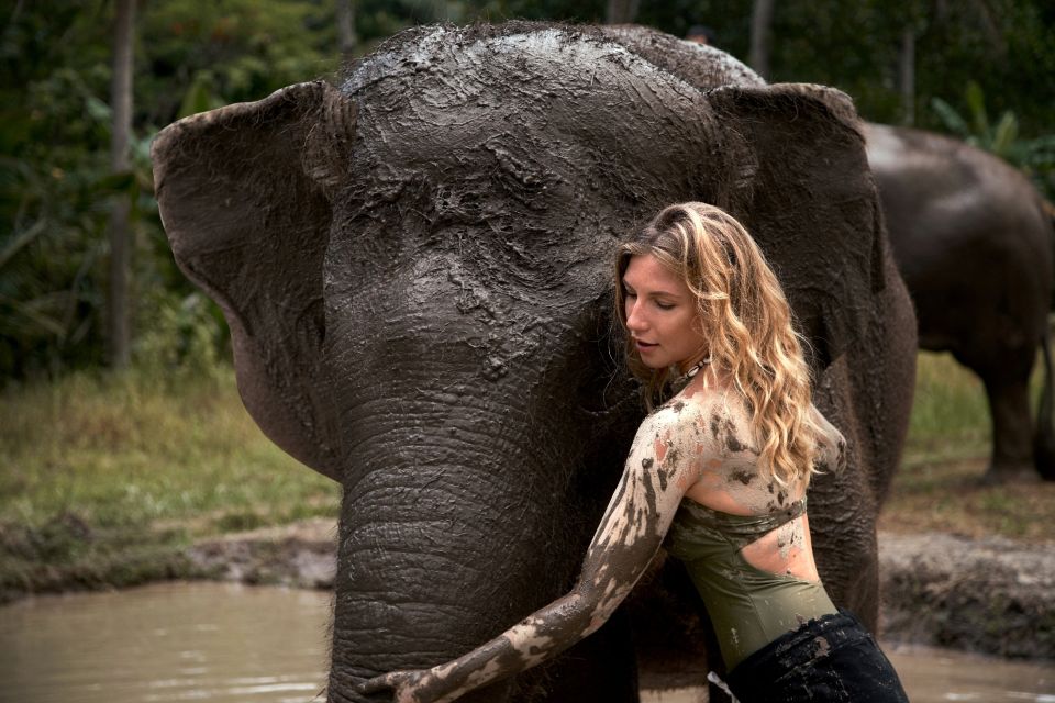 Elephant Care Experience With Mud Bath at Bali Zoo