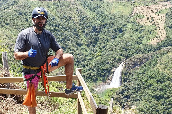 Epic Zipline and Giant Waterfall Private Tour From Medellin