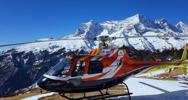 Everest Base Camp: Budget 3 Hour Helicopter Sightseeing Tour
