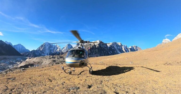 Everest Base Camp Helicopter Tour With Landing Flight
