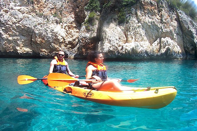 Excursion Kayak Granadella Snorkeling Picnic Photos Visit Caves