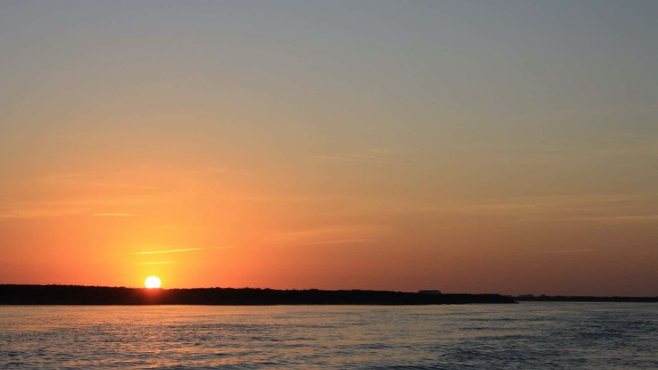 Faro: Ria Formosa Guided Sunset Tour by Catamaran - Key Points