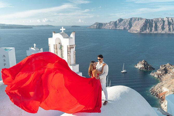 Flying Dress Photoshoot in Santorini: Express Package