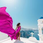 1 flying dress photoshoot in santorini with hotel pickup Flying Dress Photoshoot in Santorini With Hotel Pickup