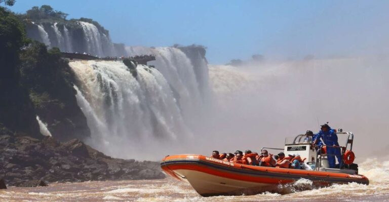 Foz Do Iguaçu: Brazilian Falls Trip With Macuco Safari Boat