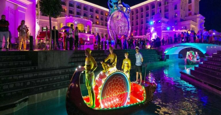 From Alanya: Land of Legends Transfer and Boat Parade Show