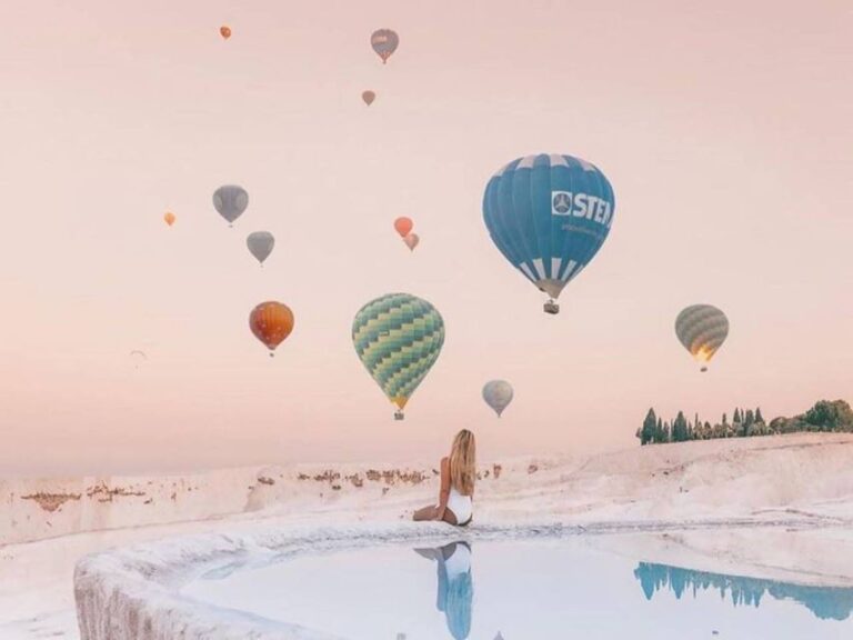From Antalya: Pamukkale Day Trip W/Optional Balloon Flight
