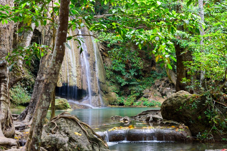 1 from bangkok erawan waterfall kanchanaburi private tour From Bangkok: Erawan Waterfall & Kanchanaburi Private Tour