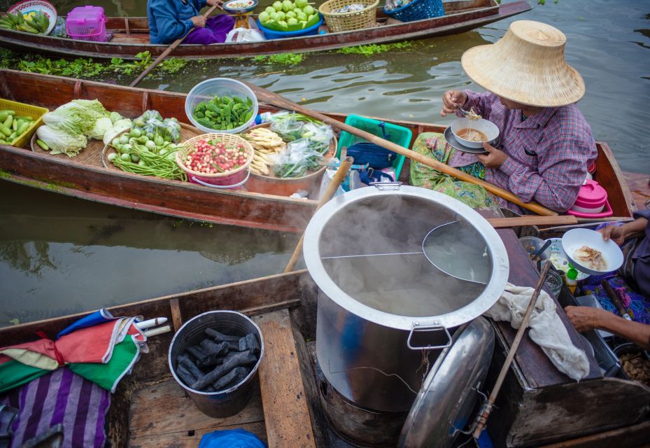 1 from bangkok maeklong railway and floating market food tour From Bangkok: Maeklong Railway and Floating Market Food Tour