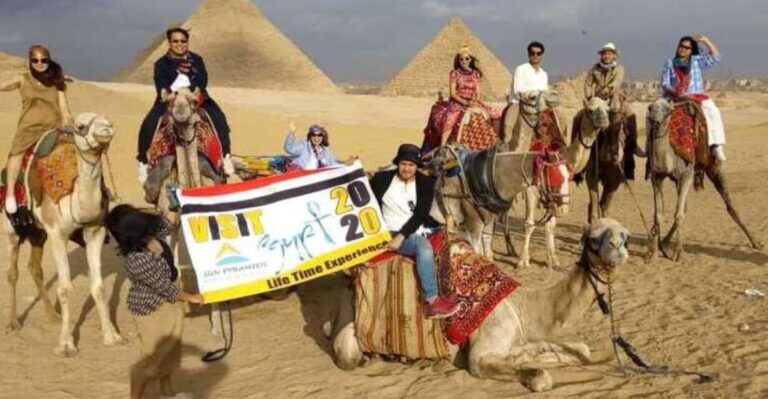 From Cairo: Camel or Horse Ride Tour Around Giza Pyramids