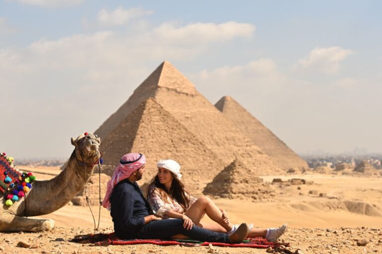 From Cairo: Half-Day Tour to Pyramids of Giza and the Sphinx