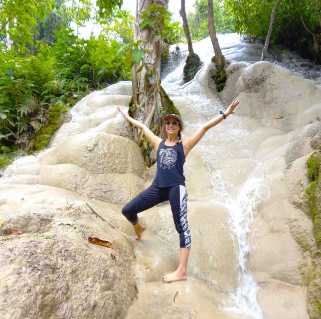 From Chiang Mai: Sticky Waterfall Hike & Mountain Bike Ride