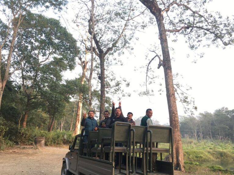 From Chitwan: Full Day Jeep Safari in Chitwan National Park