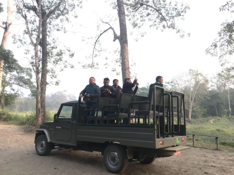 From Chitwan : Jeep Safari,Canoeing,Forest Walk Day Tour