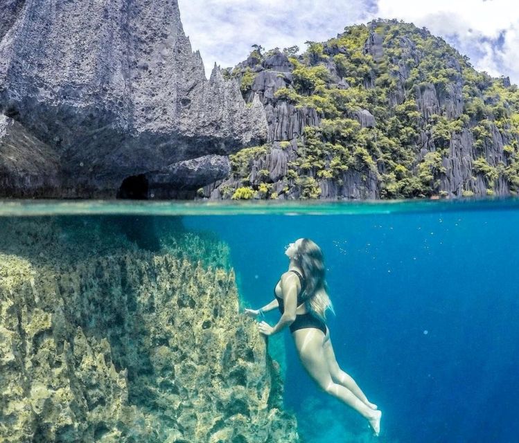 From Coron: Twin Lagoon and Skeleton Wreck Cruise With Lunch