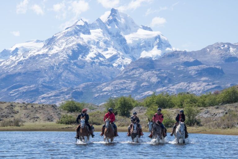 From El Calafate: Estancia Horseback Riding and Boat Tour