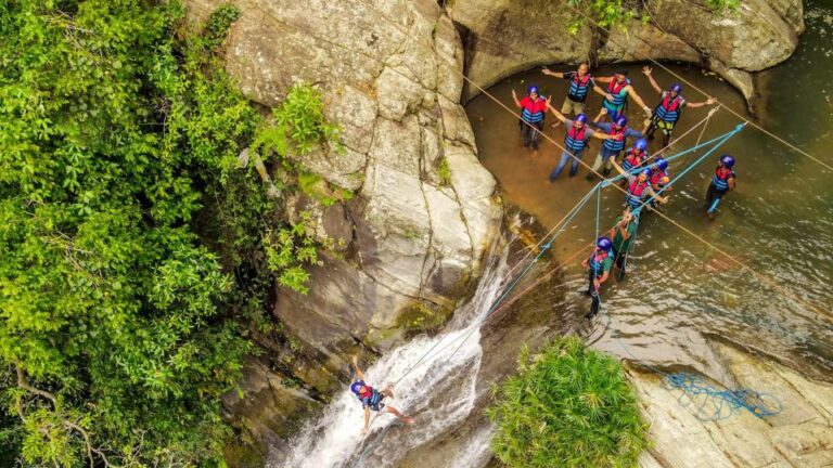 From Ella :- Waterfall Abseiling